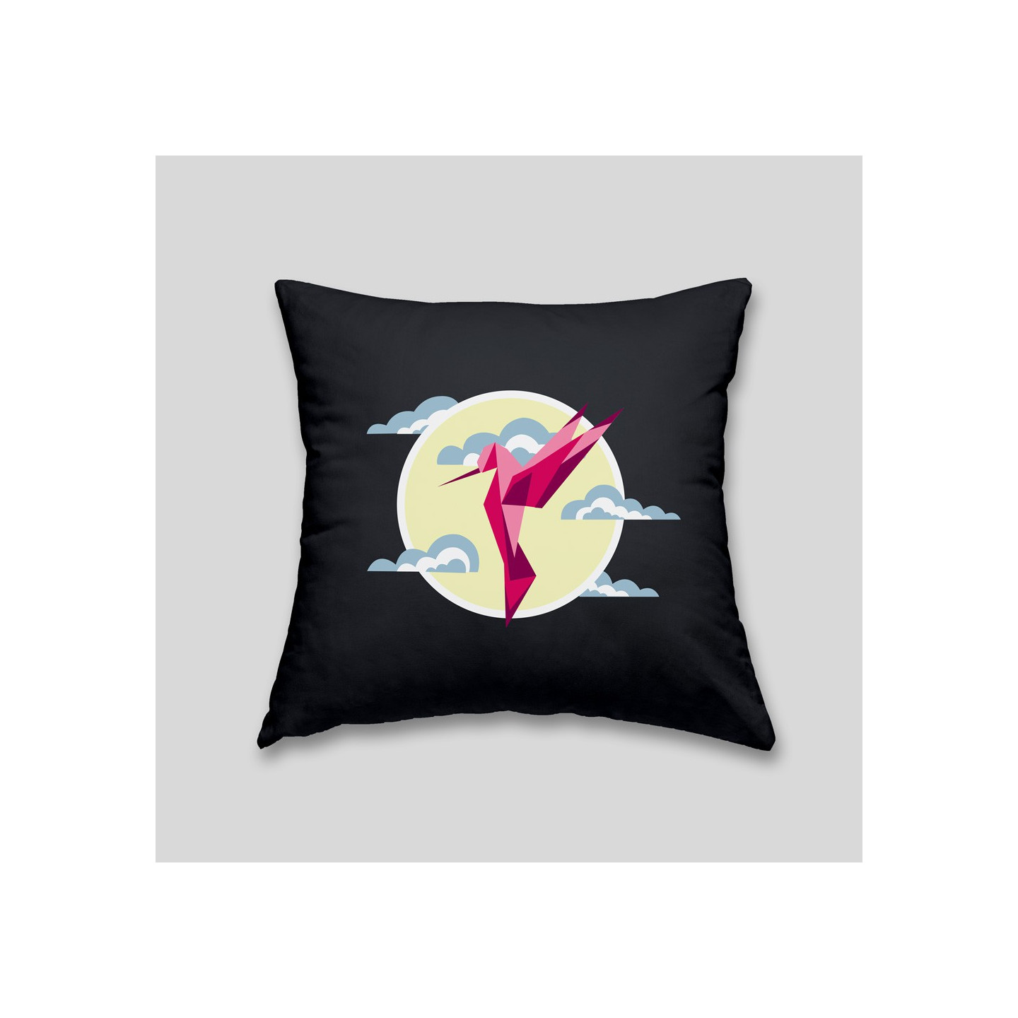 Hummingbird cushion